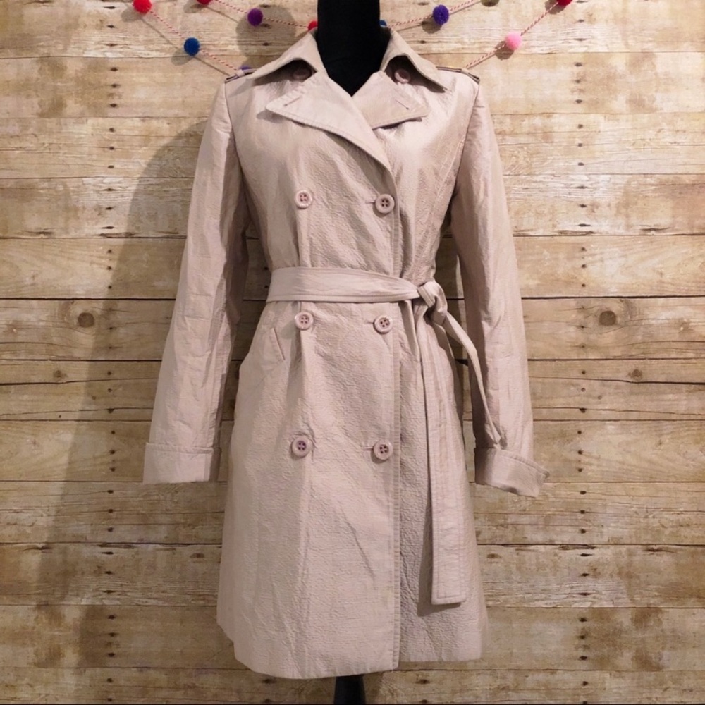 Lafayette 148 Blush Pink silk blend coat